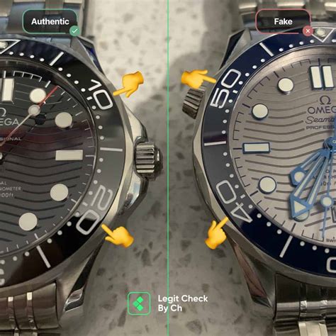 real vs fake omega seamaster|knock off omega seamaster watch.